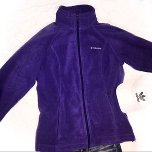 ✰ Purple Columbia Fleece Zip up ✰